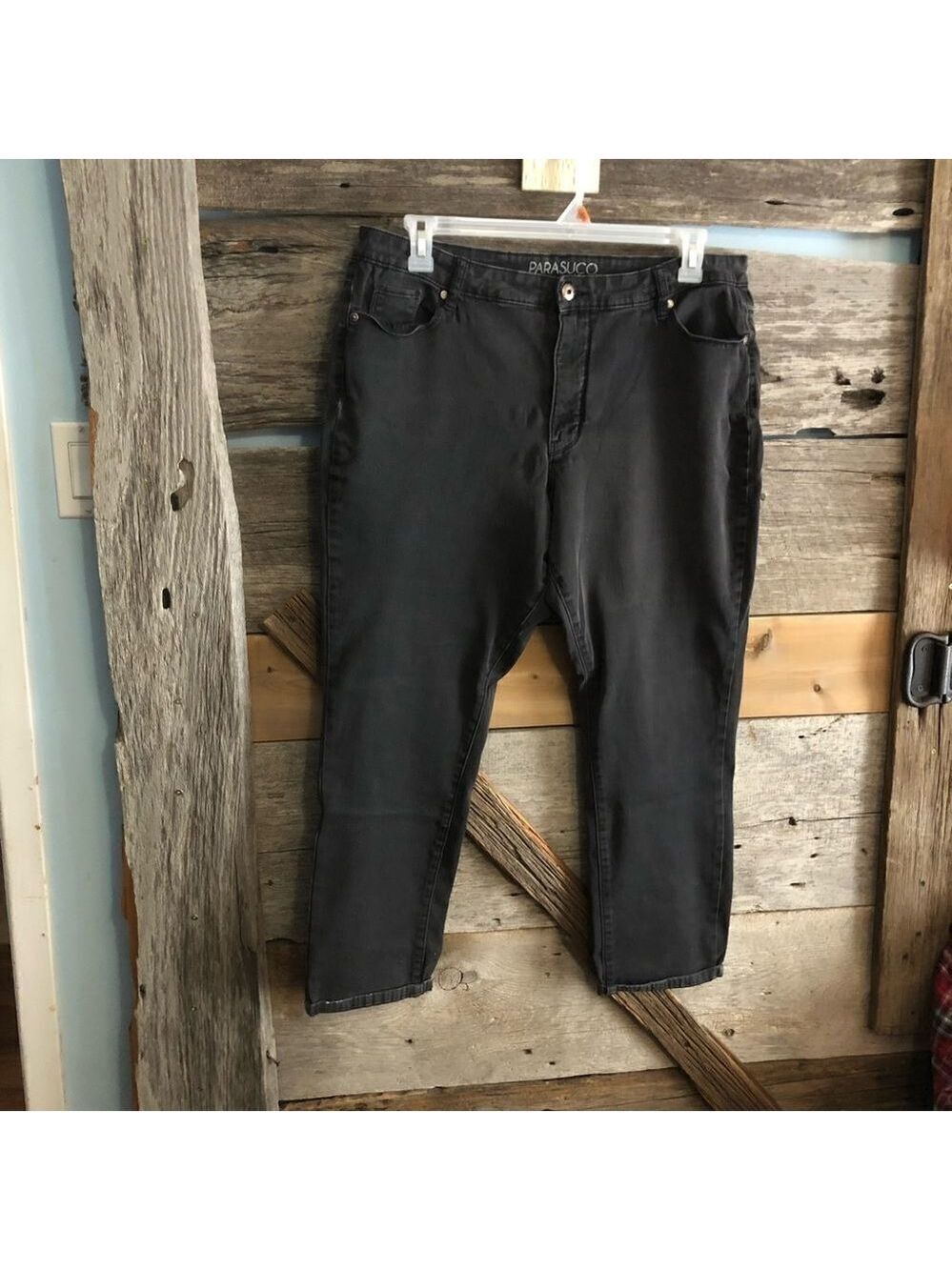 Parasuco plus size 18 dark grey denim